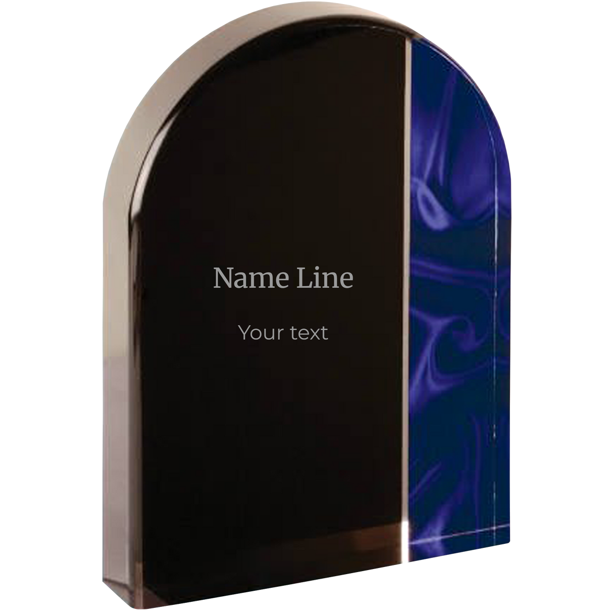 Arch Red/Blue Velvet Acrylic Corporate Award