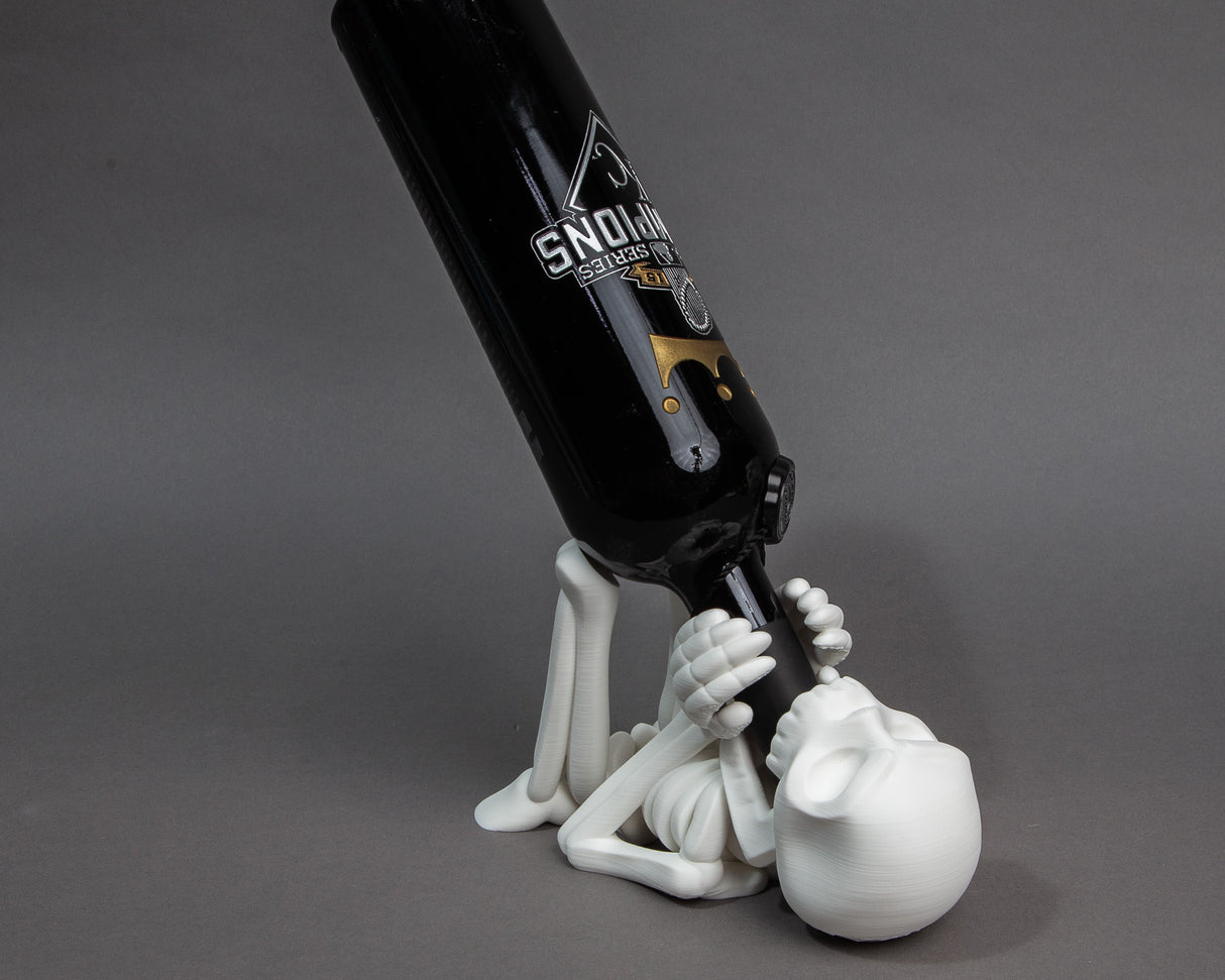 Skeleton Wine Bottle Stand, 3D Printed