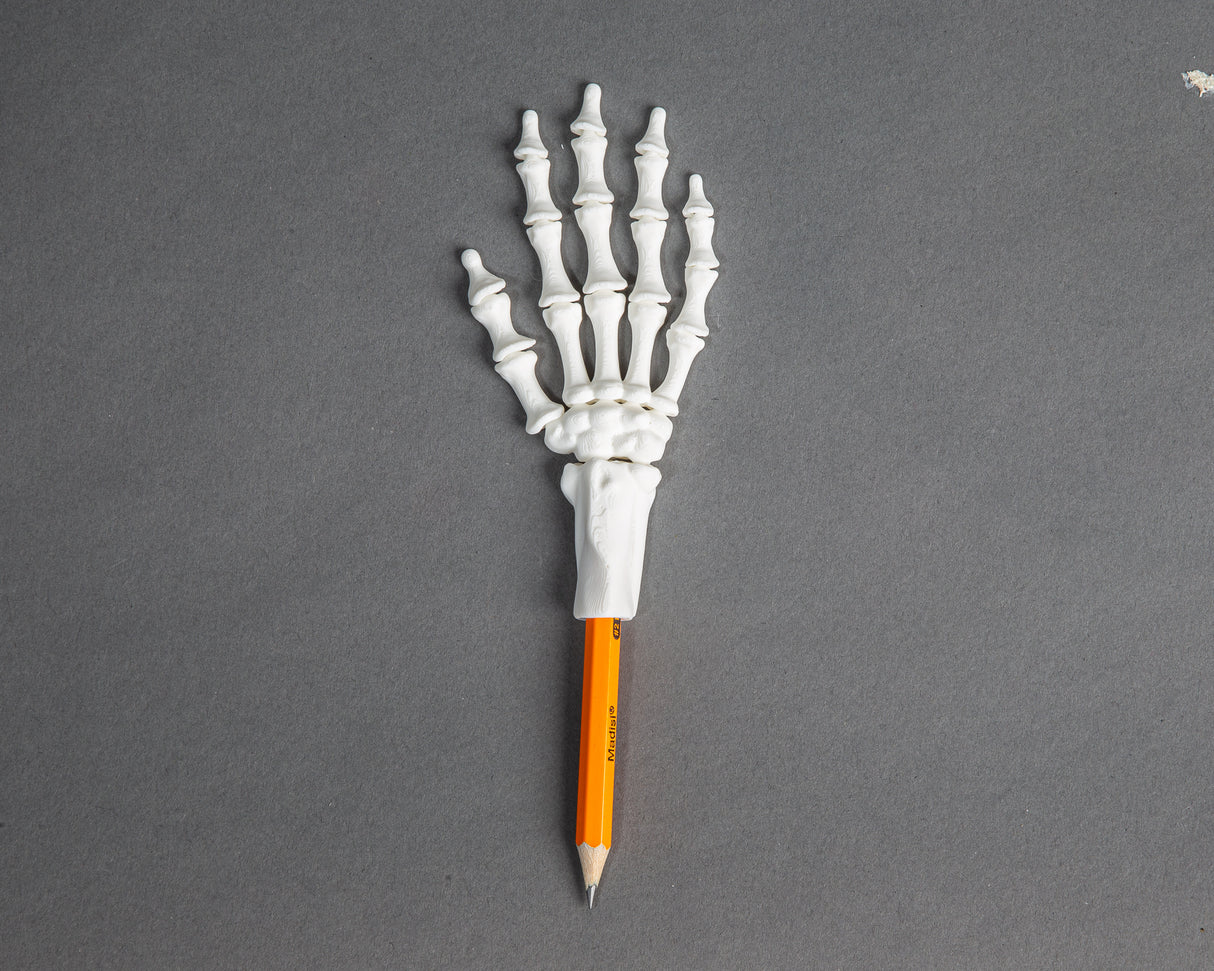10 Pack Skeleton Hand Pencil Topper, 3D Printed Halloween Gift