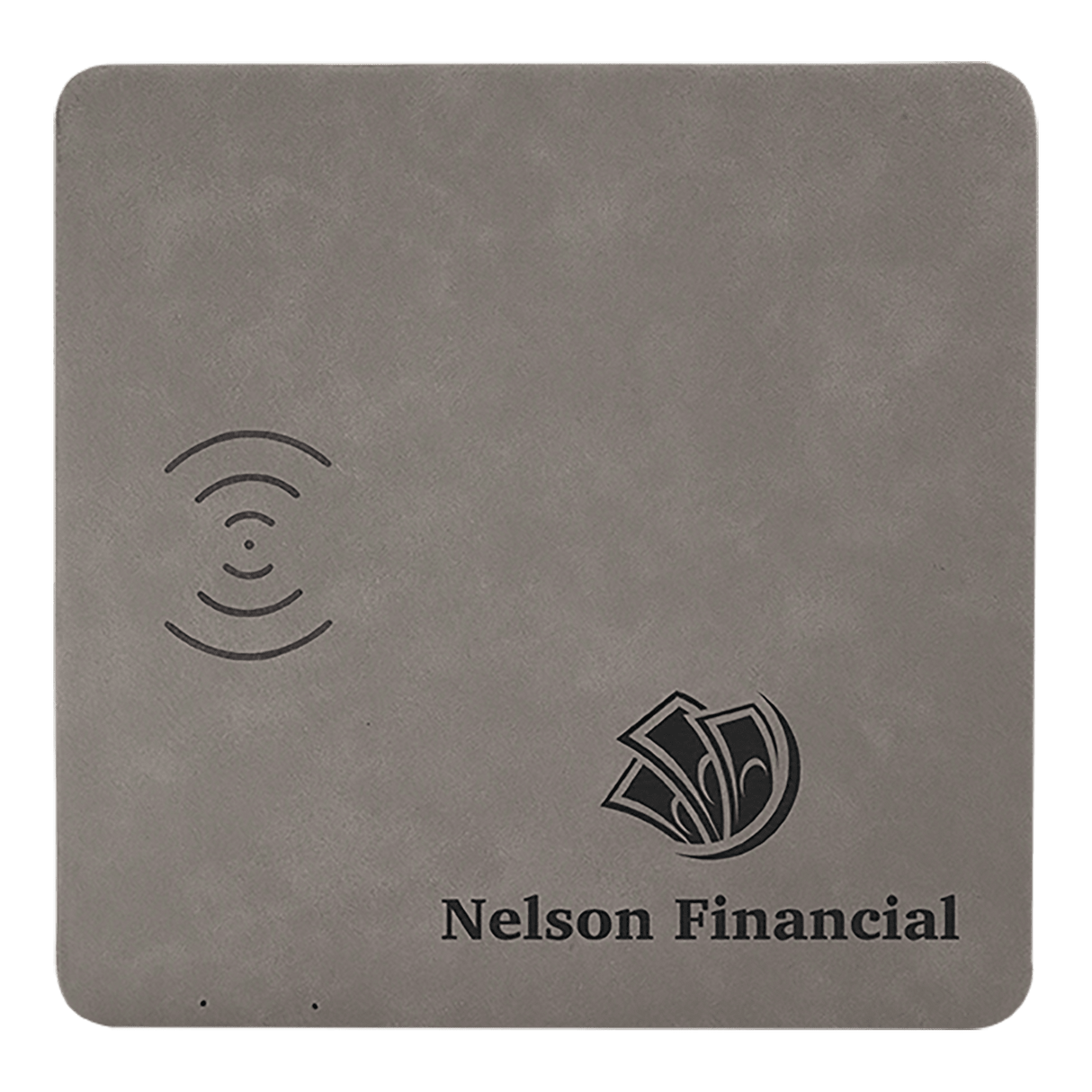 Leatherette Phone Charging Mat, 8" x 8"