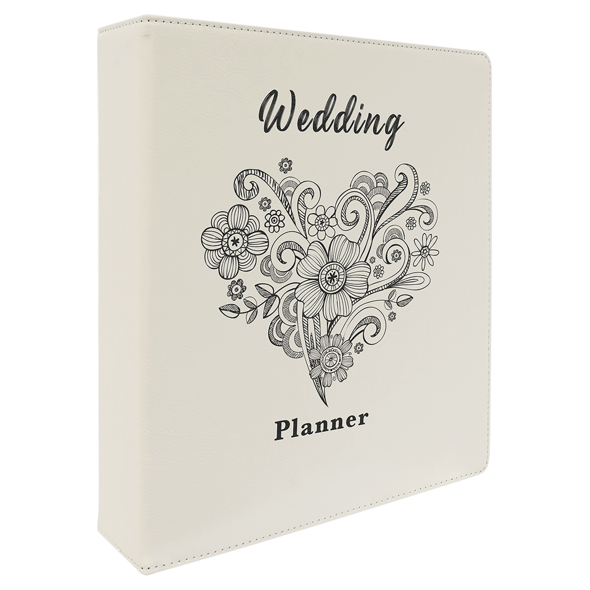 Leatherette 3 Ring Binder with 1" Slant D Rings, 10 1/2" x 11 1/2"