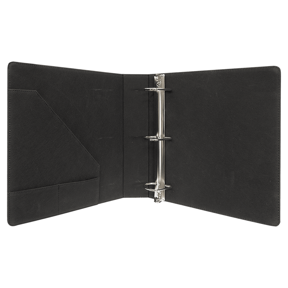 Leatherette 3 Ring Binder with 2" Slant D Rings, 11" x 11 1/2"