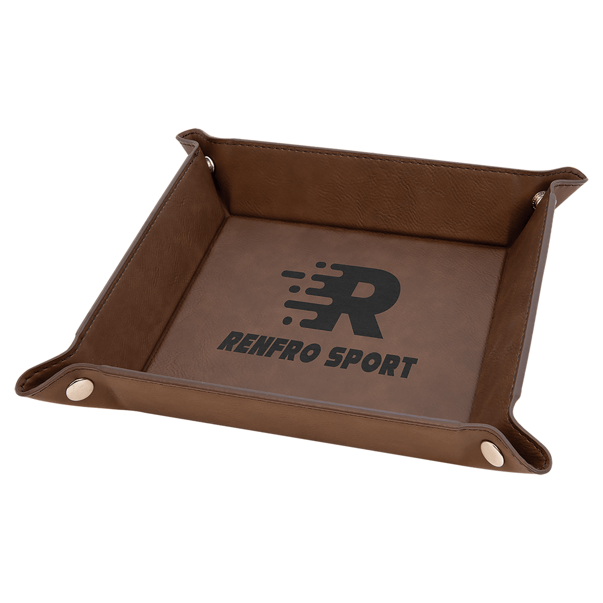 Personalized Leatherette Valet or Dice Tray