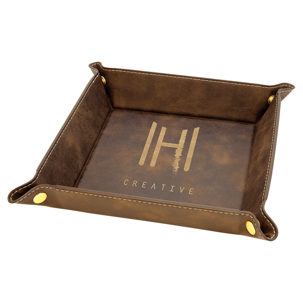 Personalized Leatherette Valet or Dice Tray