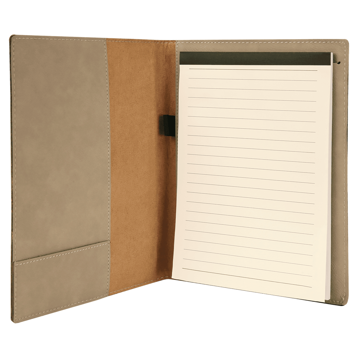Leatherette Portfolio with Notepad, 7" x 9"