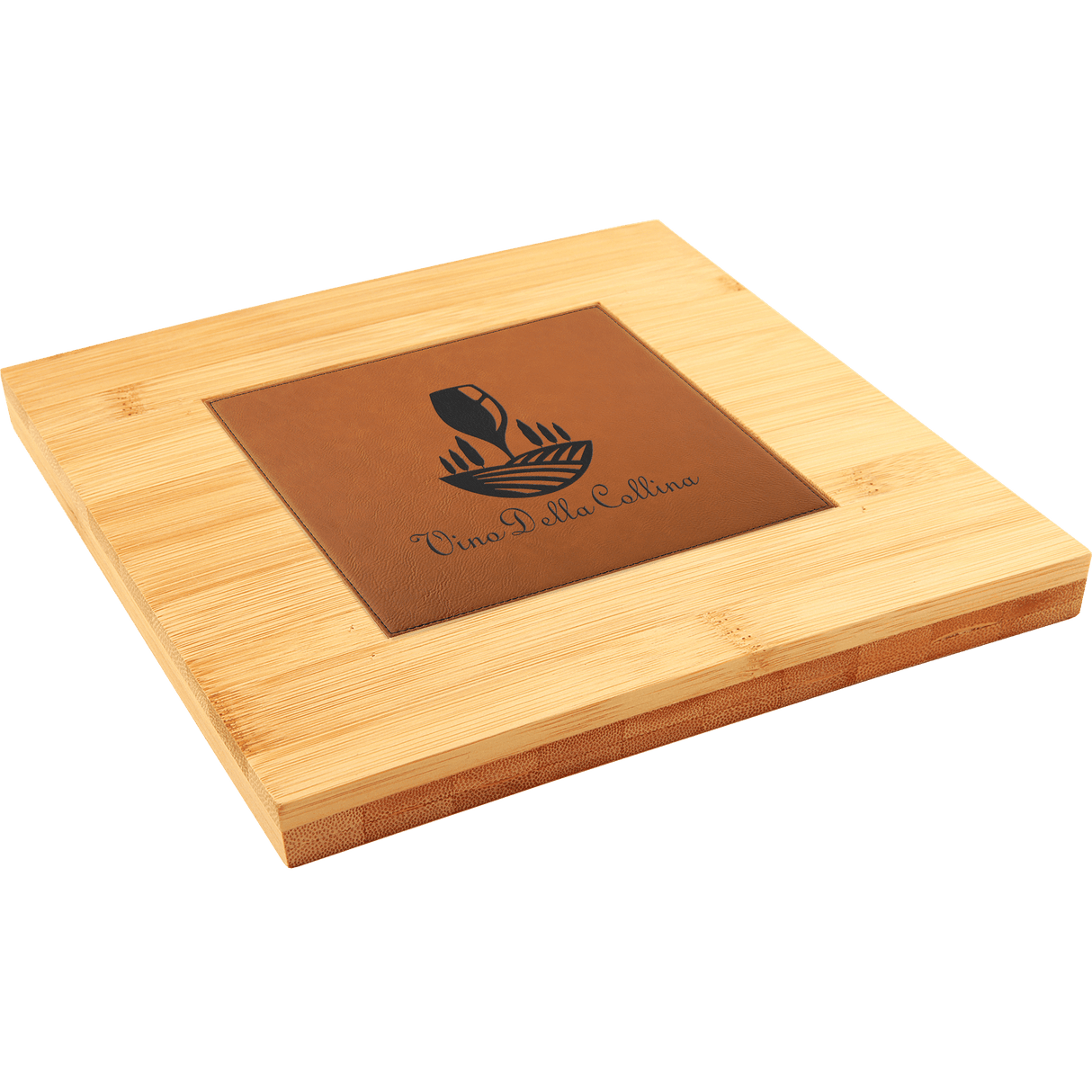 Bamboo Trivet with Recessed Area for 4 1/4" Tiles, 7 1/4" x 7 1/4"