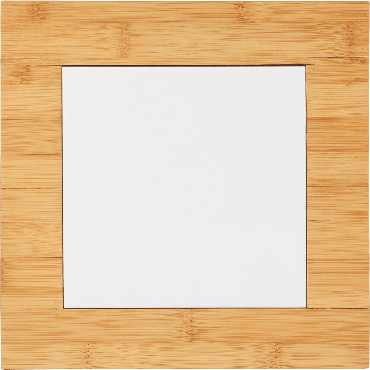 Bamboo Trivet with Recessed Area for 6" Tiles, 9" x 9"