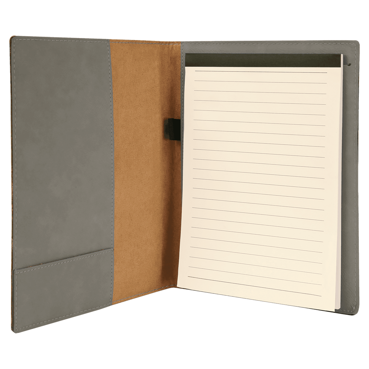 Leatherette Portfolio with Notepad, 7" x 9"