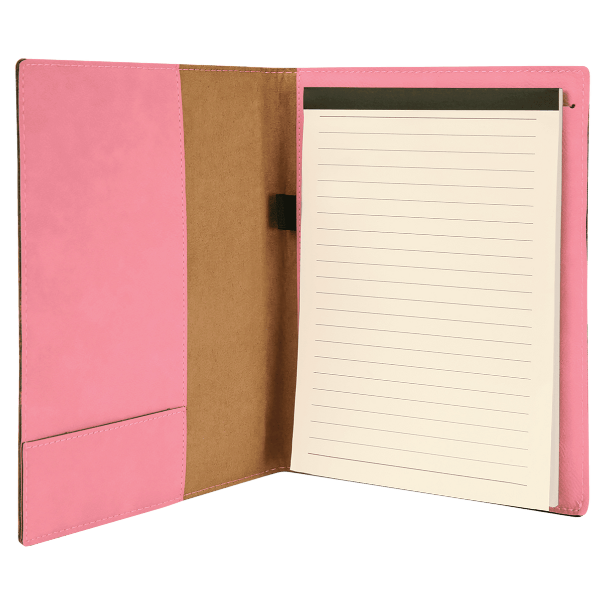 Leatherette Portfolio with Notepad, 7" x 9"
