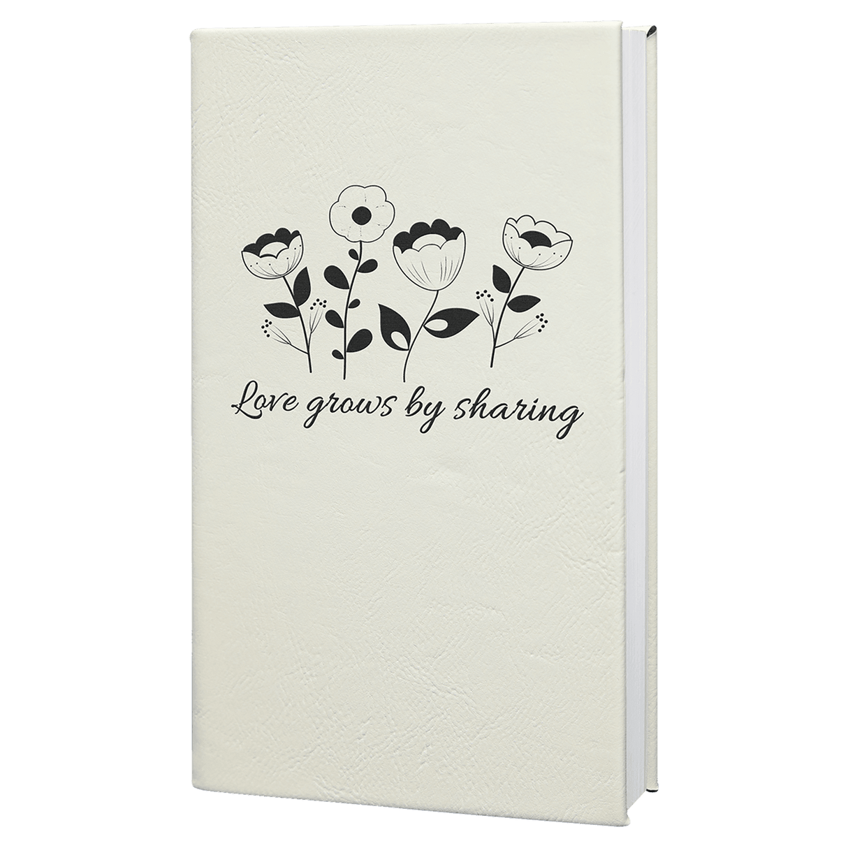 Leatherette Journal with Lined Notepad, 5 1/4" x 8 1/4"