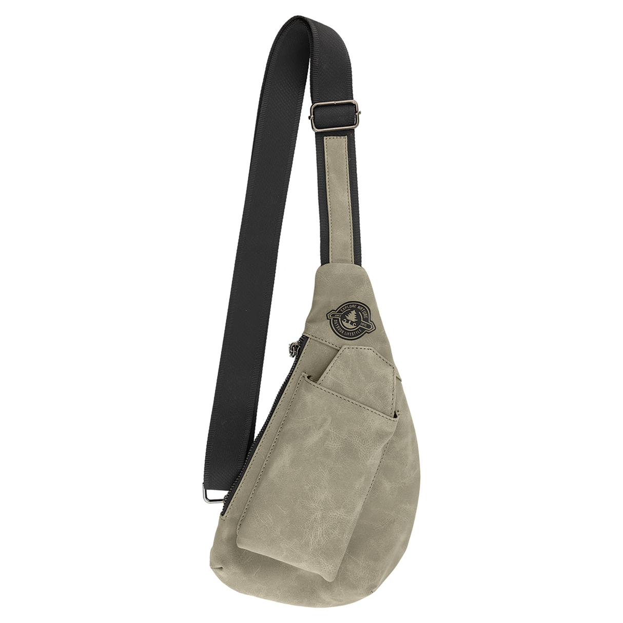 Crescent Bag - Laserable Leatherette, Creekside Collection