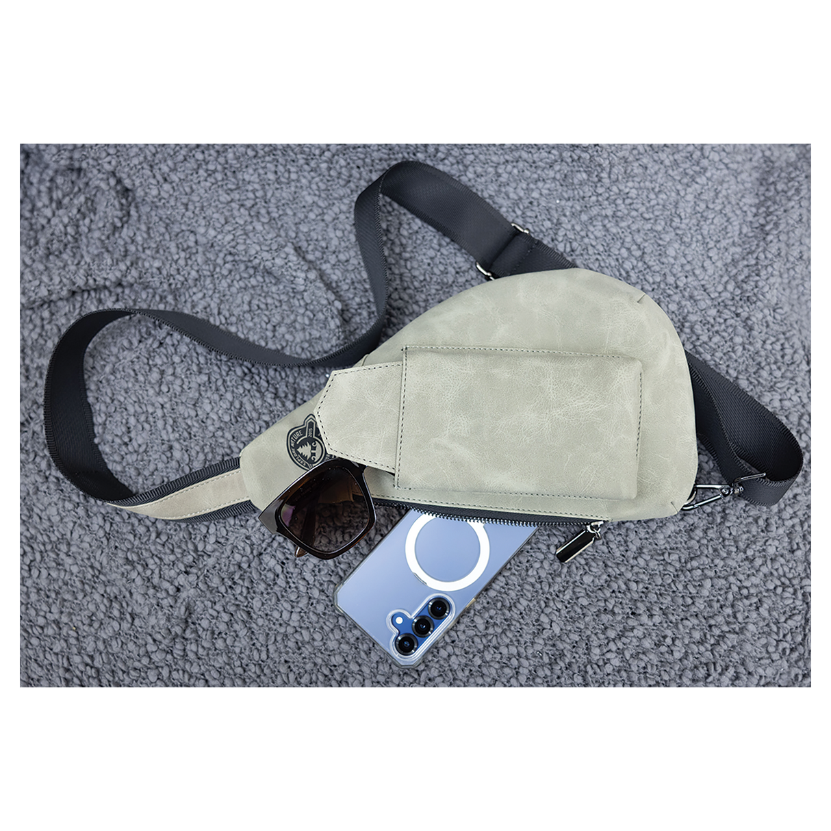Crescent Bag - Laserable Leatherette, Creekside Collection