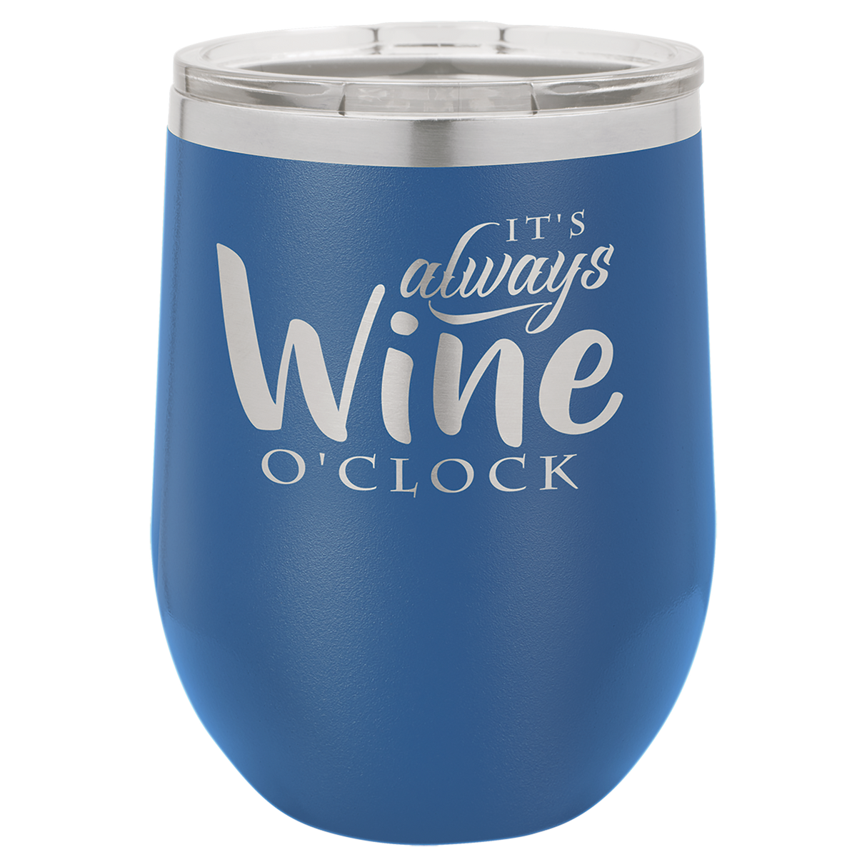 12 oz. Stemless Wine Glasses, Basic Colors