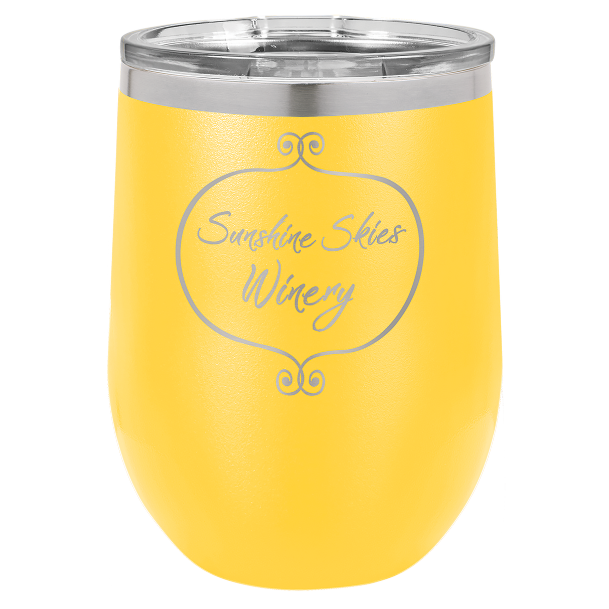 12 oz. Stemless Wine Glasses, Basic Colors