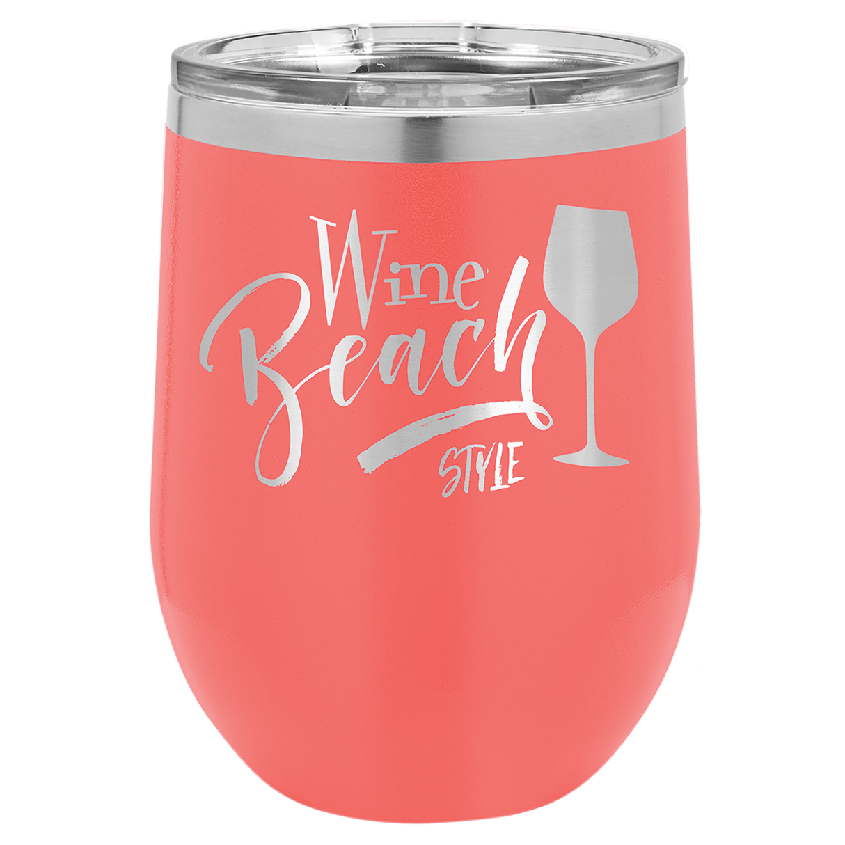 12 oz. Stemless Wine Glasses, Basic Colors