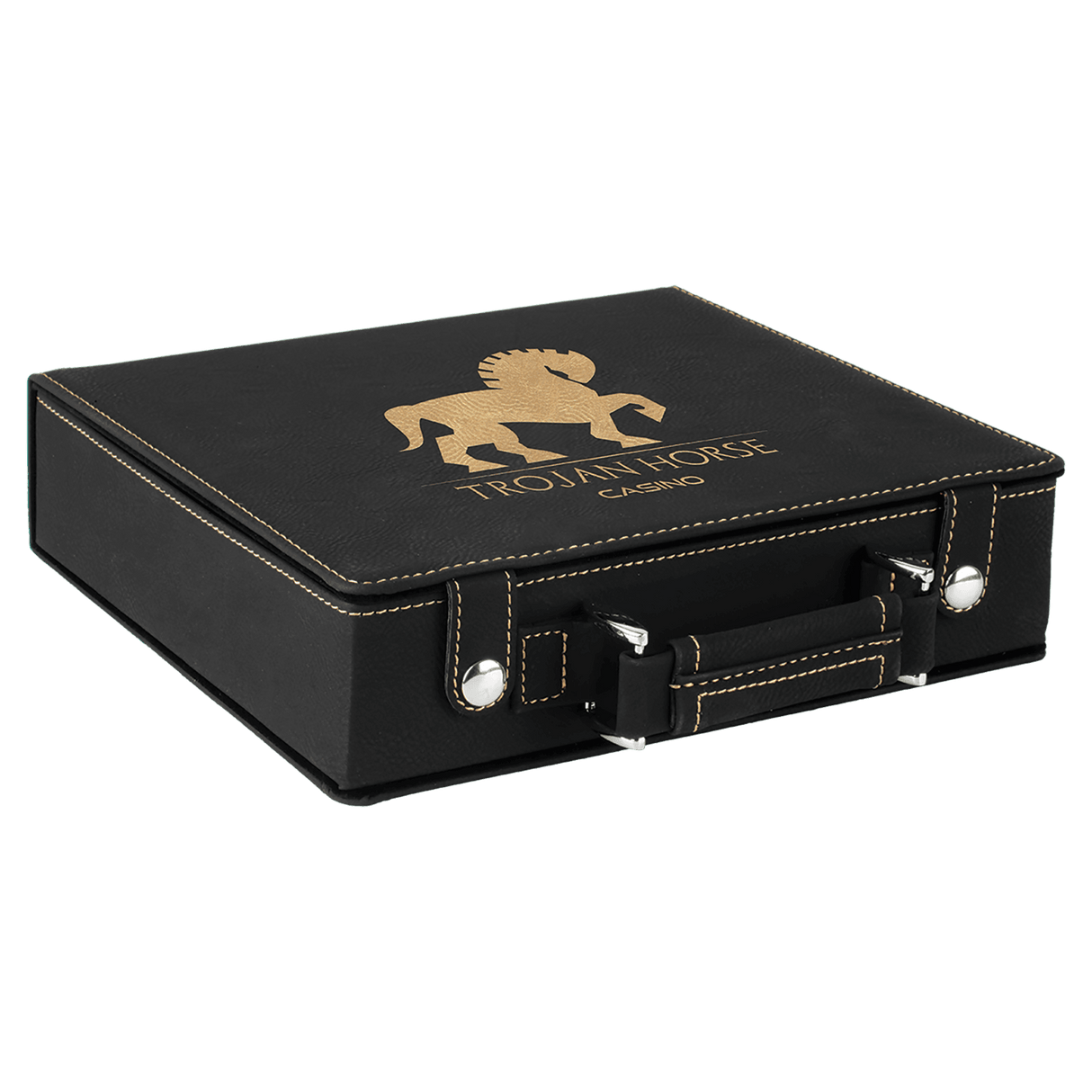 Leatherette 100 Chip Poker Set