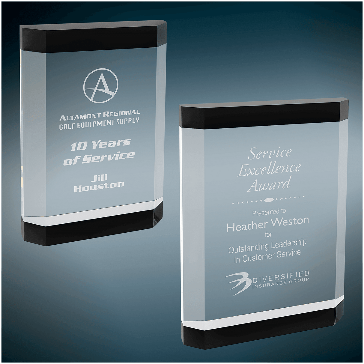 Showcase Acrylic Self-Standing Award