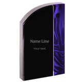 Wave Red/Blue Velvet Acrylic Corporate Award