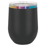 Polar Camel 12 oz. Prism ION-Plated Stemless Wine Tumbler with Lid