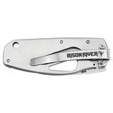 Bison River EDC 3" Folding Knife, Stainless Steel, Four Colors