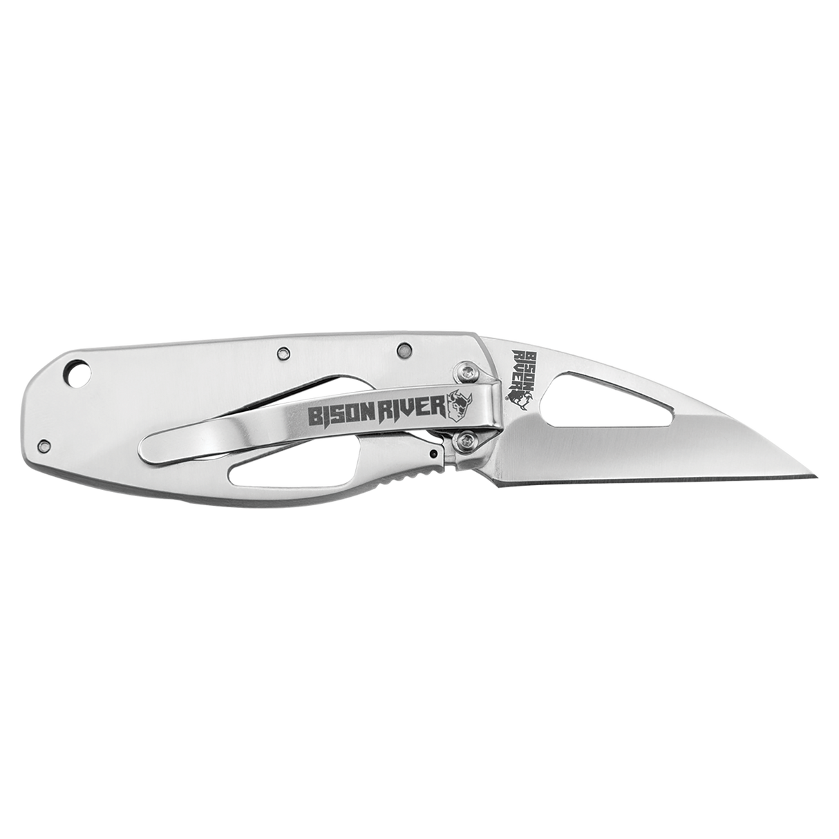 Bison River EDC 3" Folding Knife, Stainless Steel, Four Colors