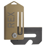 Bison River EDC 2" Keychain Knife, Stainless Steel, Four Colors