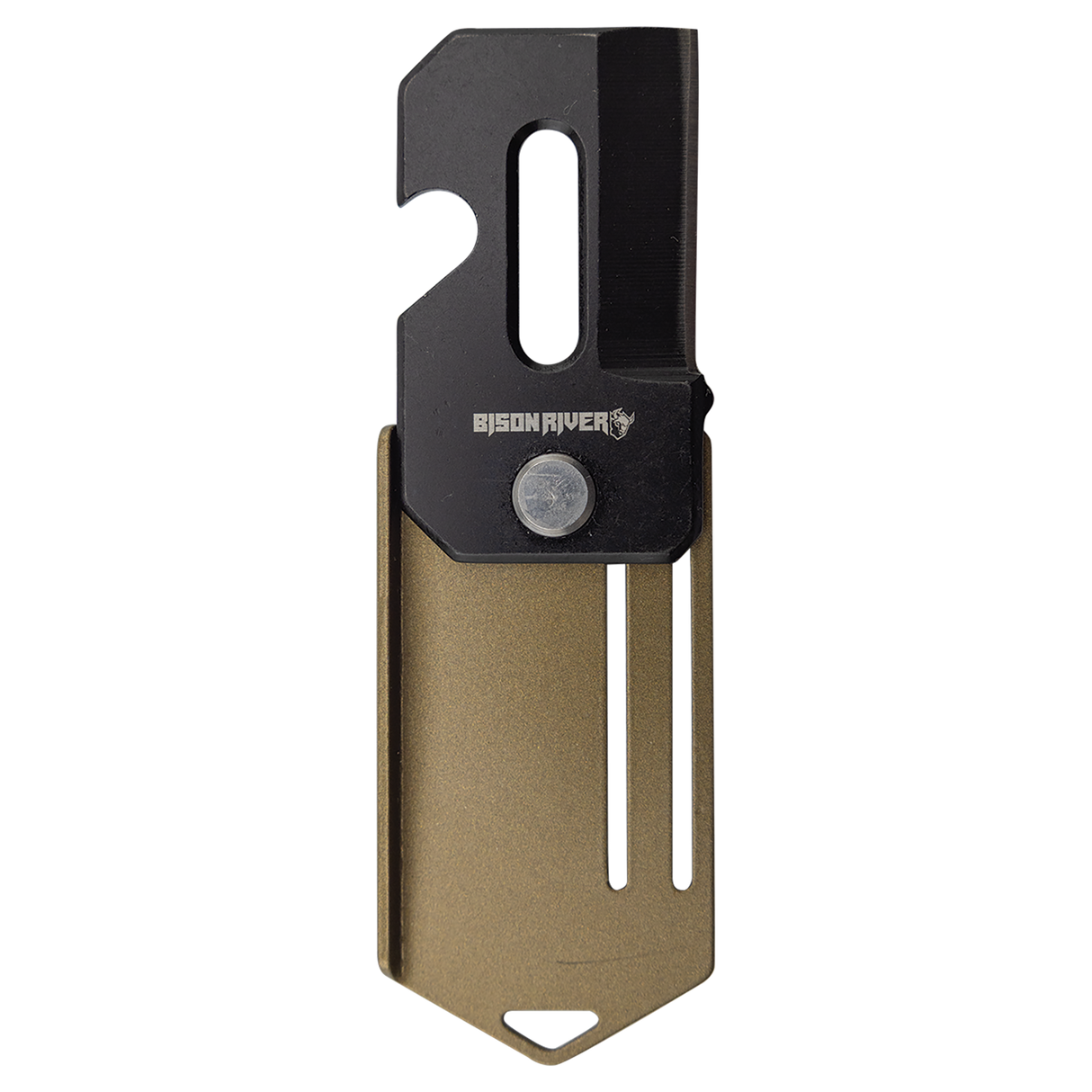 Bison River EDC 2" Keychain Knife, Stainless Steel, Four Colors