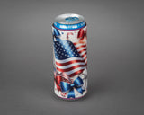 Custom Leather Skinny Can Wrap / Personalized Can Coozie