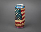 Custom Leather Skinny Can Wrap / Personalized Can Coozie