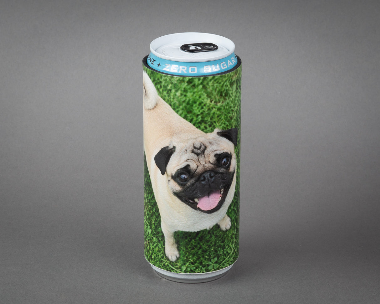 Custom Leather Skinny Can Wrap / Personalized Can Coozie