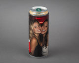 Custom Leather Skinny Can Wrap / Personalized Can Coozie