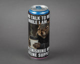 Custom Leather Skinny Can Wrap / Personalized Can Coozie