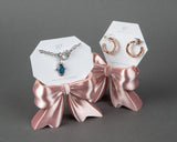 Bow Jewelry Card Display Stand, Set of 2, Necklace and Earring Holder, Boutique and Vendor Events