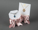 Bow Jewelry Card Display Stand, Set of 2, Necklace and Earring Holder, Boutique and Vendor Events