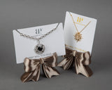 Bow Jewelry Card Display Stand, Set of 2, Necklace and Earring Holder, Boutique and Vendor Events