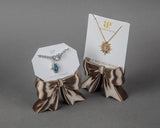 Bow Jewelry Card Display Stand, Set of 2, Necklace and Earring Holder, Boutique and Vendor Events