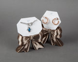 Bow Jewelry Card Display Stand, Set of 2, Necklace and Earring Holder, Boutique and Vendor Events