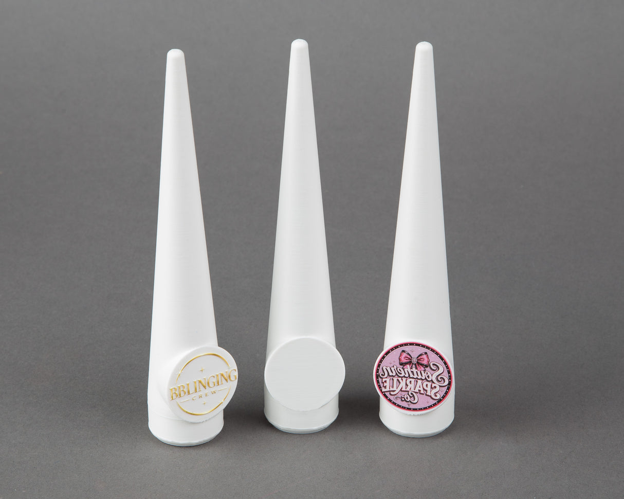Custom Ring Cone with Round Logo