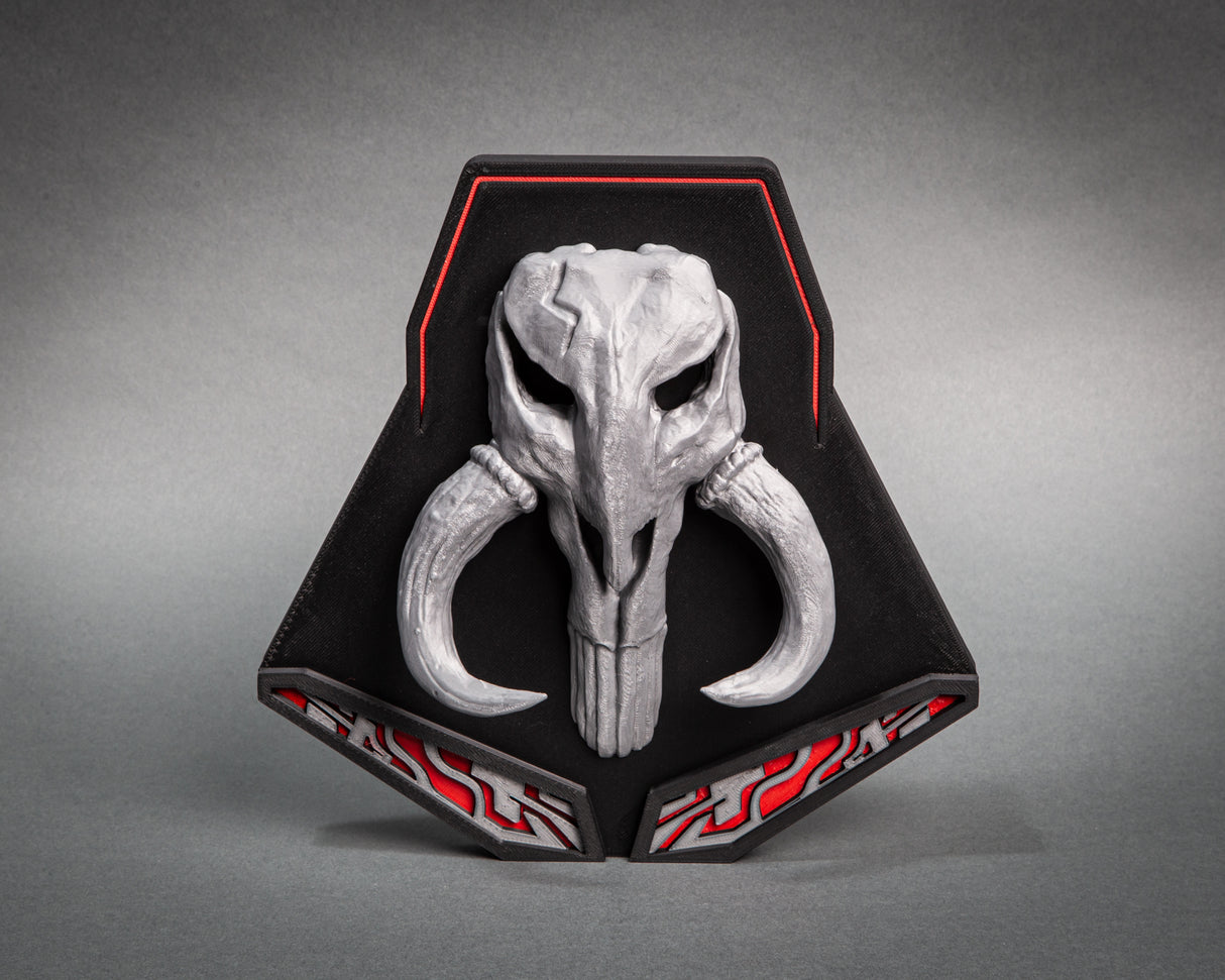 Mythosaur Skull 3D Sigil Plate Mandalorian