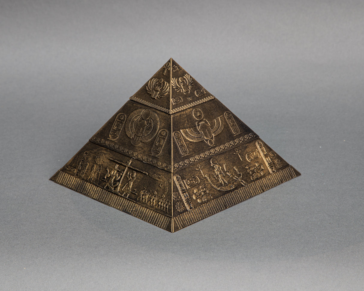 Pyramid Puzzle with Hidden Compartment