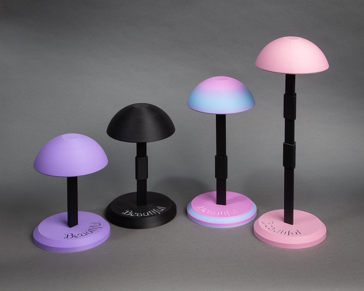 Wig Stand, Adjustable Height, Colors, Customizable