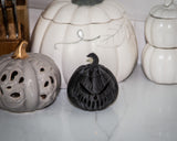 3-Pack Lighted Scary Pumpkins, Halloween Decoration, 3D Printed
