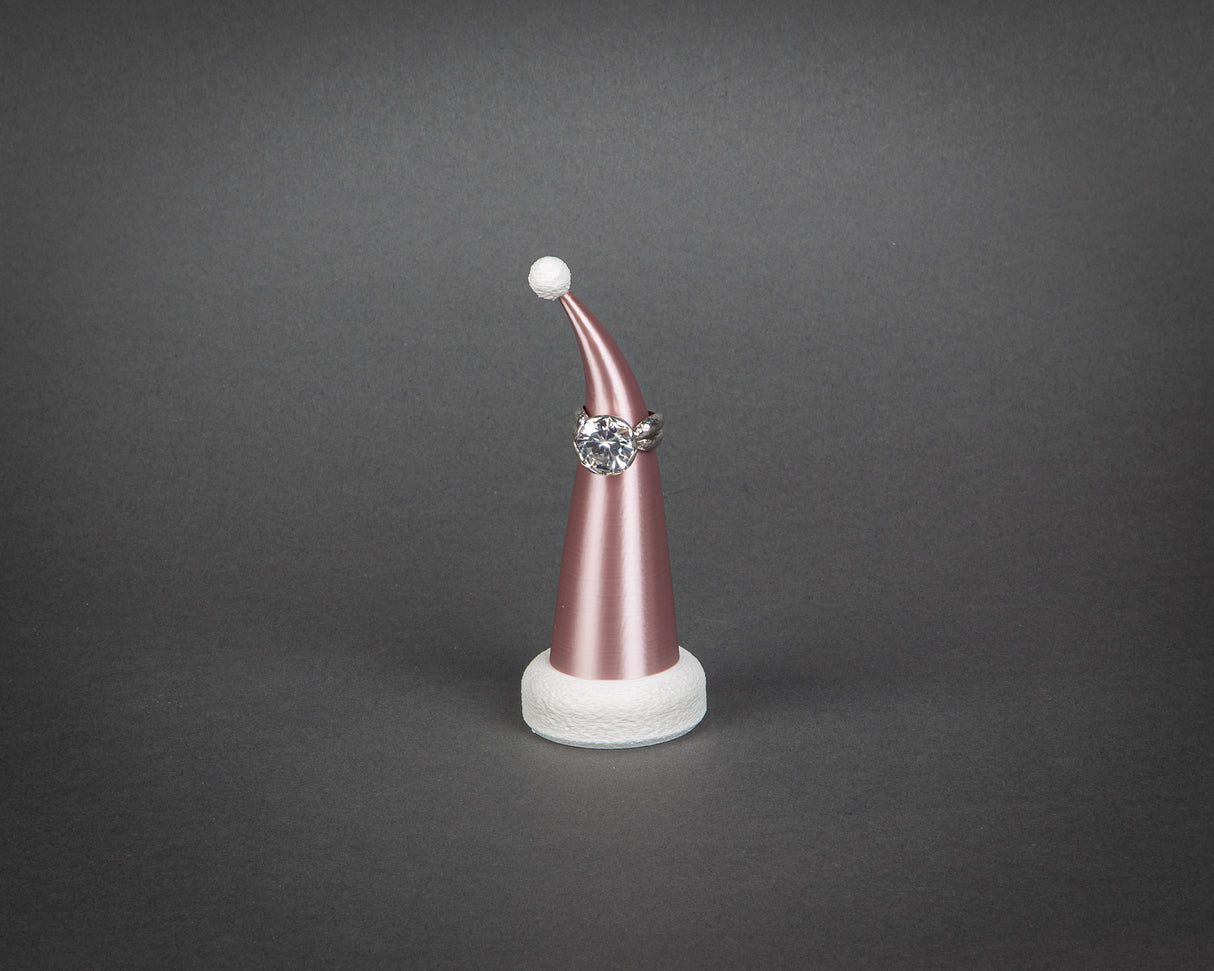 Santa Hat Ring Display Cones