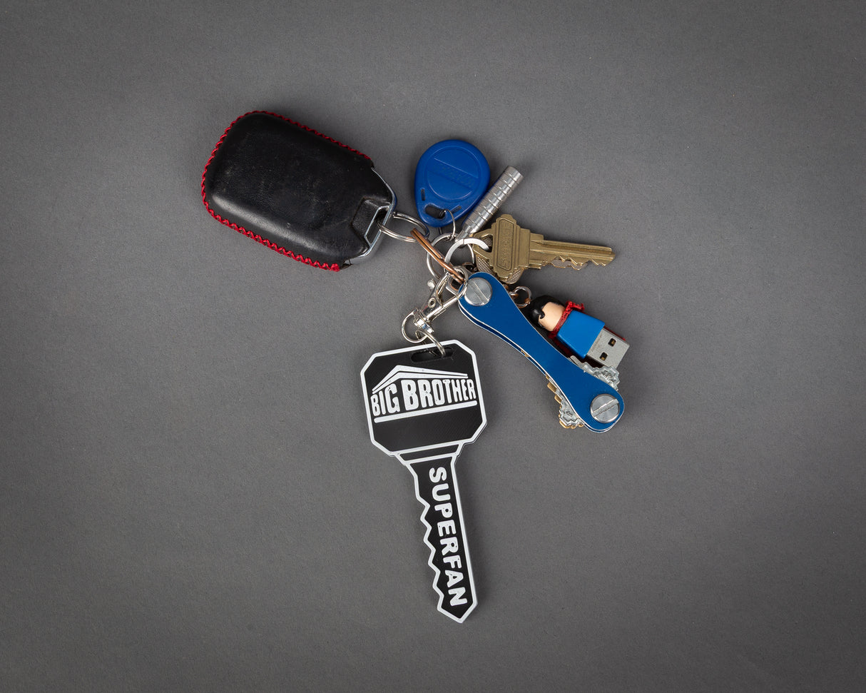 Big Brother Key Keychain or Bag Tag, 3D Printed