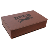 Basketball or Football Leatherette Flask Gift Set