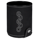 Leatherette Dice Cup with 5 Dice