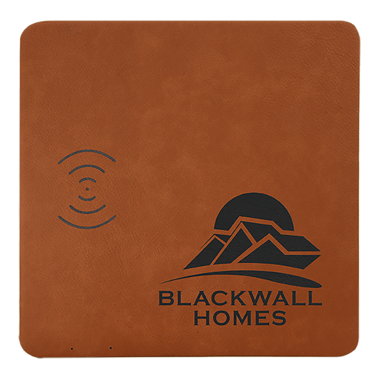 Leatherette Phone Charging Mat, 8" x 8"