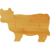 Bamboo Cow Shaped Cutting Board, 14 3/4" x 9 3/4"