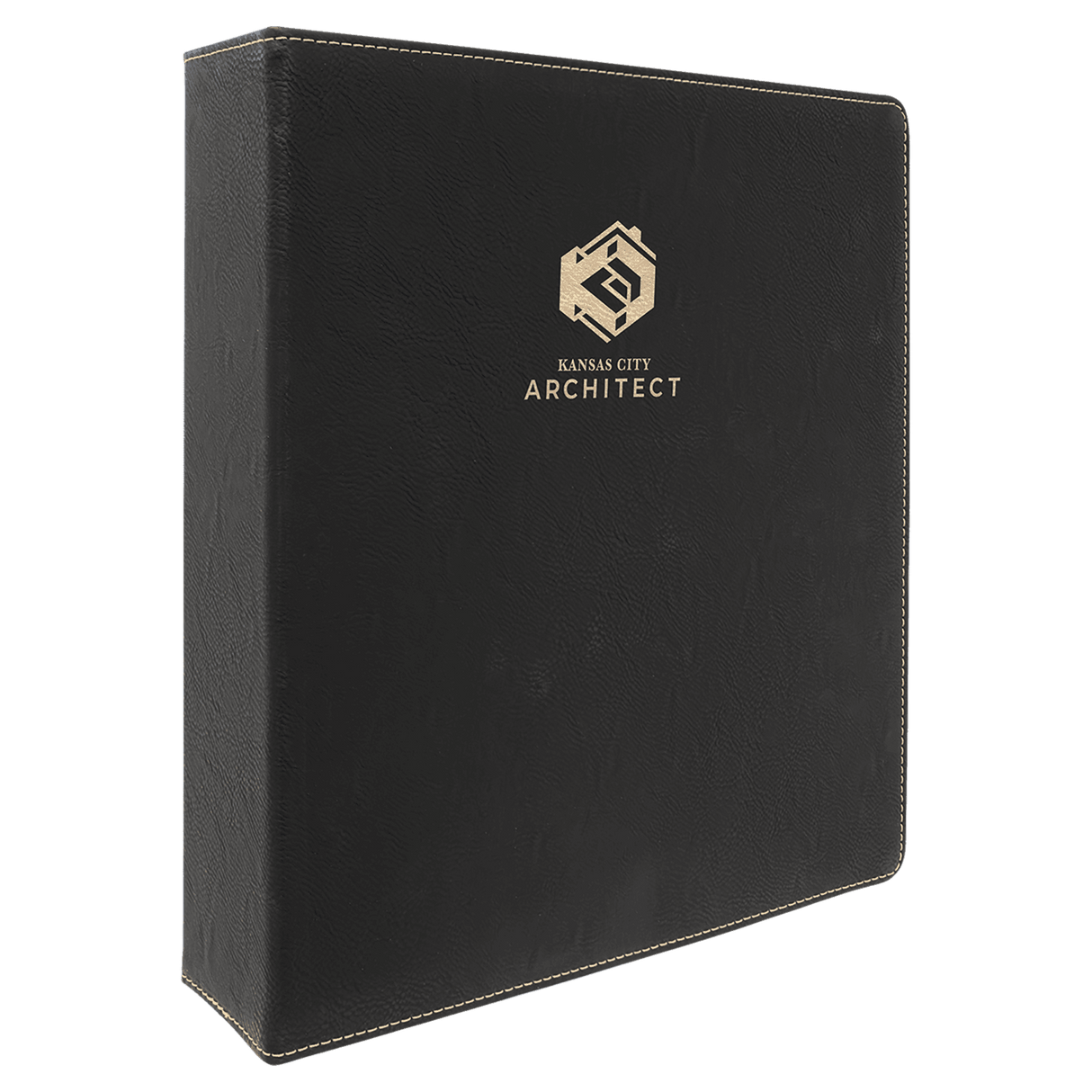 Leatherette 3 Ring Binder with 2" Slant D Rings, 11" x 11 1/2"