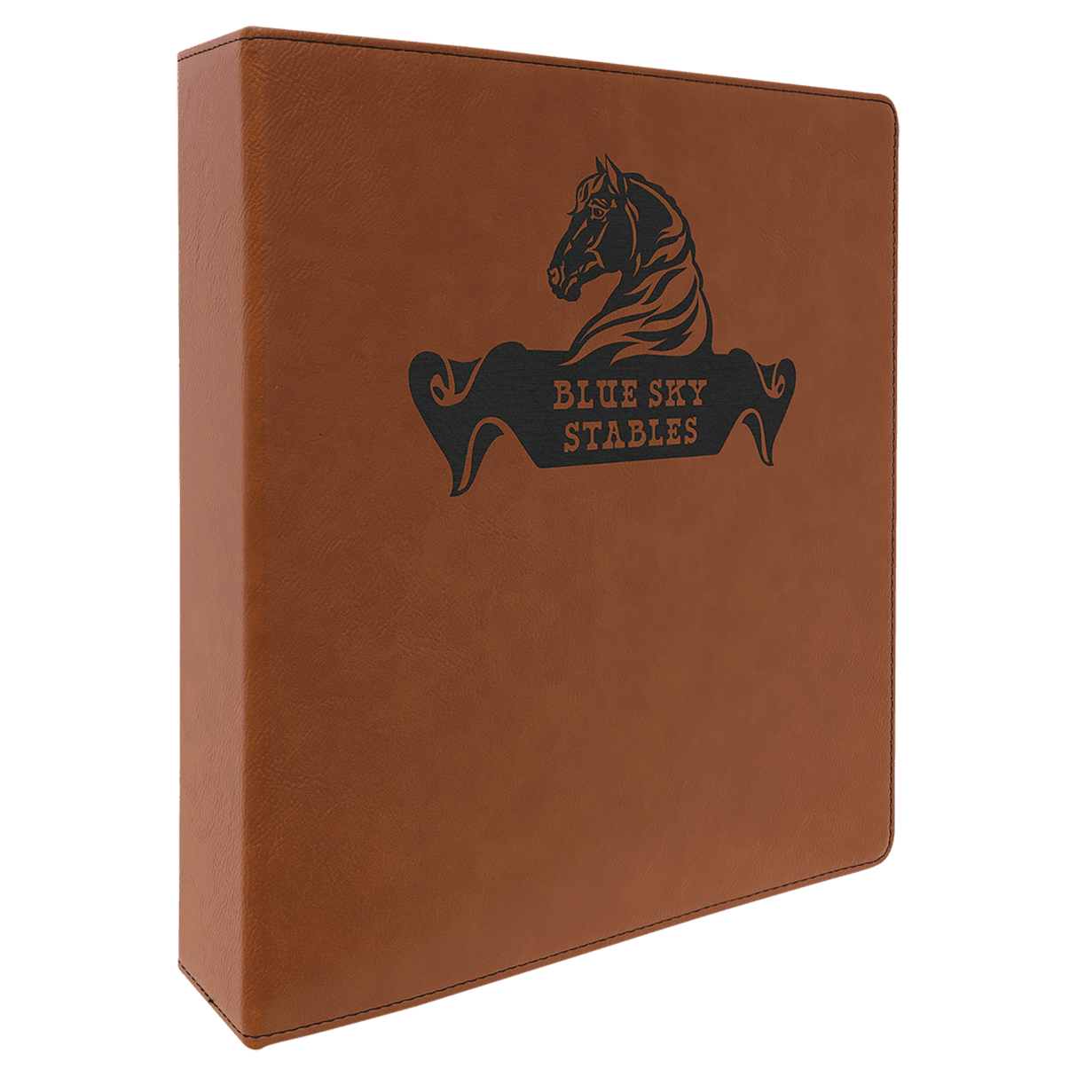 Leatherette 3 Ring Binder with 1" Slant D Rings, 10 1/2" x 11 1/2"